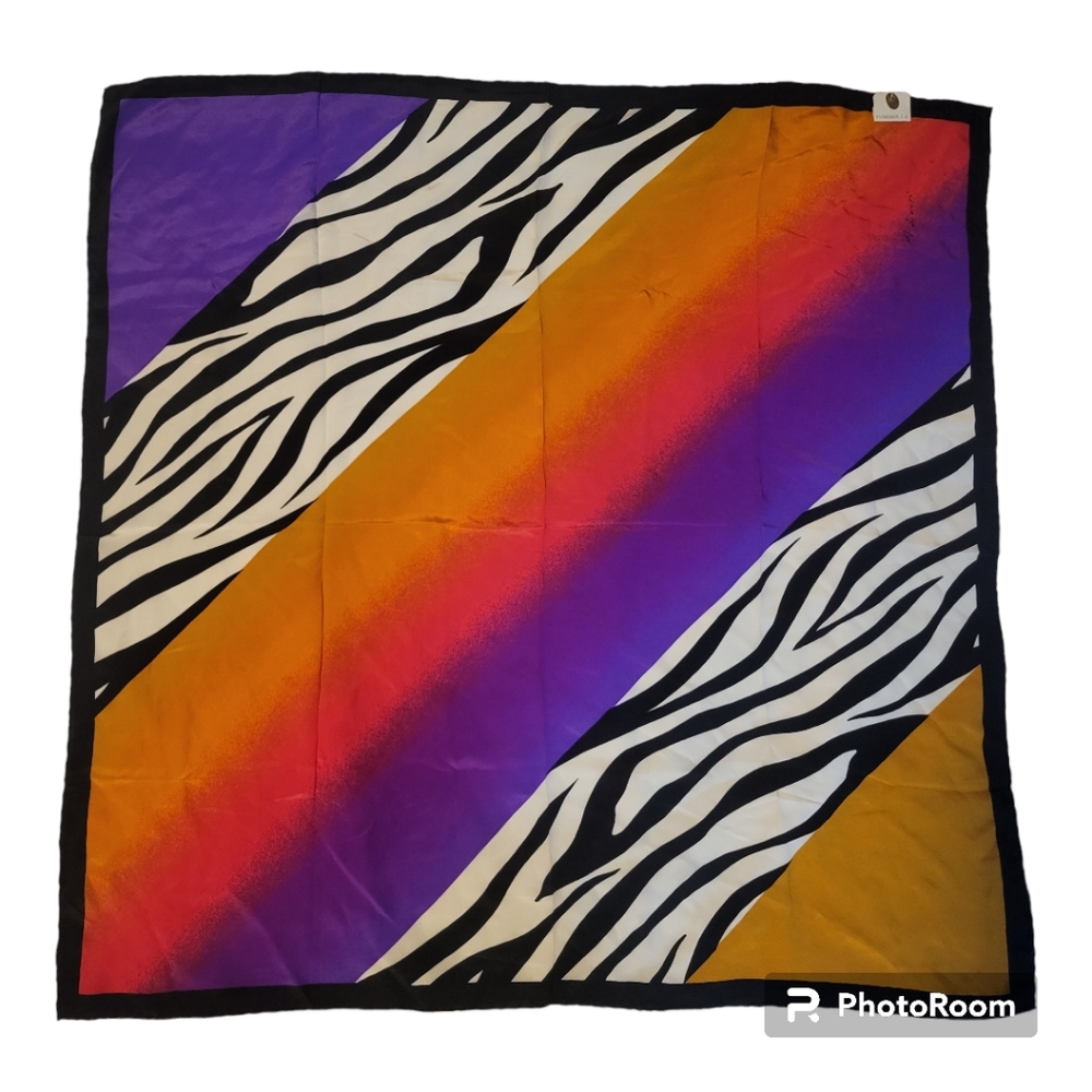 Women's 100% Silk Scarf El Corte Ingles Interseda Hermosilla 112 Madrid